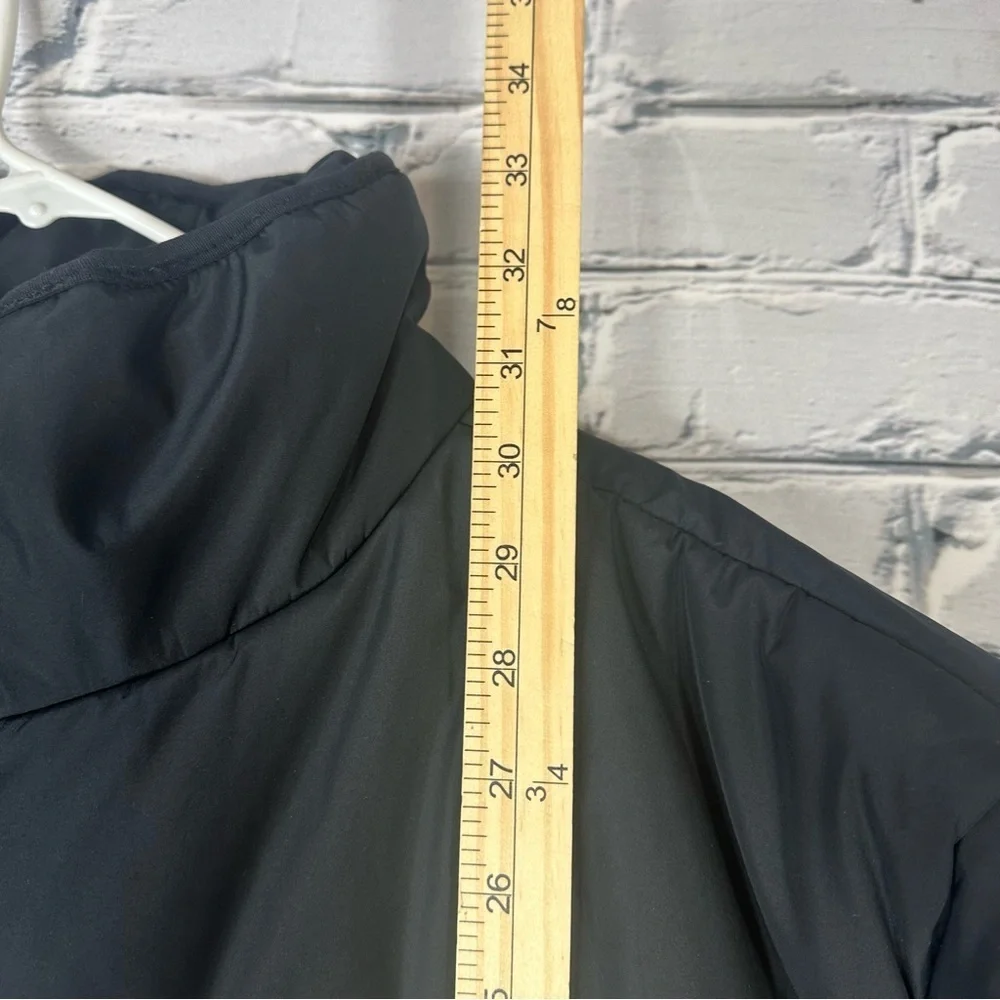 True Religion Mens Black Heavy Puffer Jacket Coat Size 3XL Full Zip Outdoor